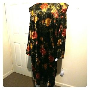 Vintage "Gemini Nites" Floral print Dress Sz 20